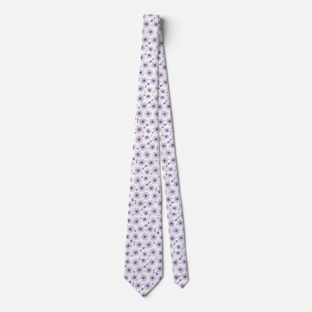 Neck Tie Lila Krawatte (Vorderseite)