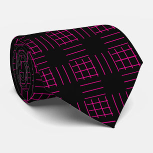 Neck Tie magenta Sticks Krawatte