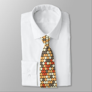 Neck Tie mit Punkten im Retro-Ton Krawatte