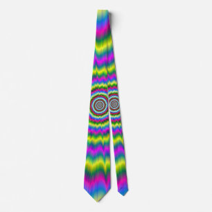 Neck Tie Neon Explosion Krawatte
