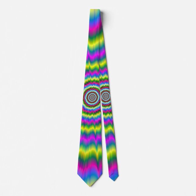 Neck Tie Neon Explosion Krawatte (Vorderseite)