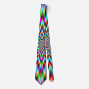 Neck Tie Neon Star Exploding Krawatte