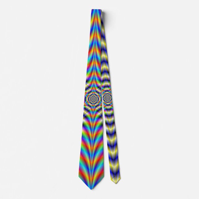 Neck Tie Neon Web Krawatte (Vorderseite)
