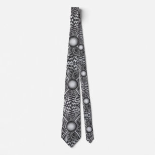 Neck Tie, Schwarz und Weiß Krawatte
