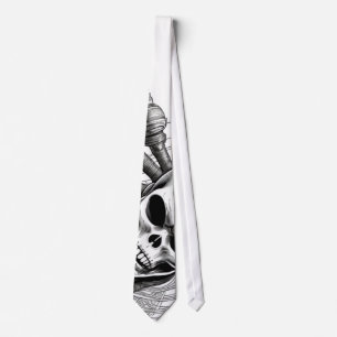 Neck Tie - Skull Design Krawatte