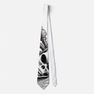 Neck Tie - Skull Design Krawatte