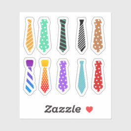 Neck Tie Stickers Aufkleber