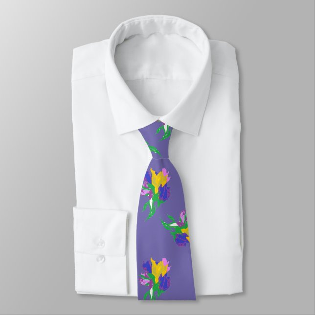 Neck Tie: Tulips Krawatte (Gebunden)
