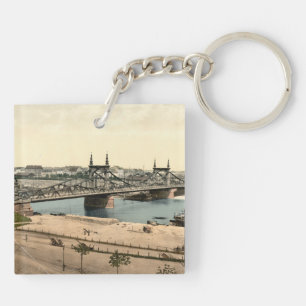Neckar-Brücke, Mannheim, Deutschland Schlüsselanhänger