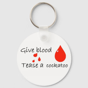 Necken Sie einen Cockatoo Schlüsselanhänger
