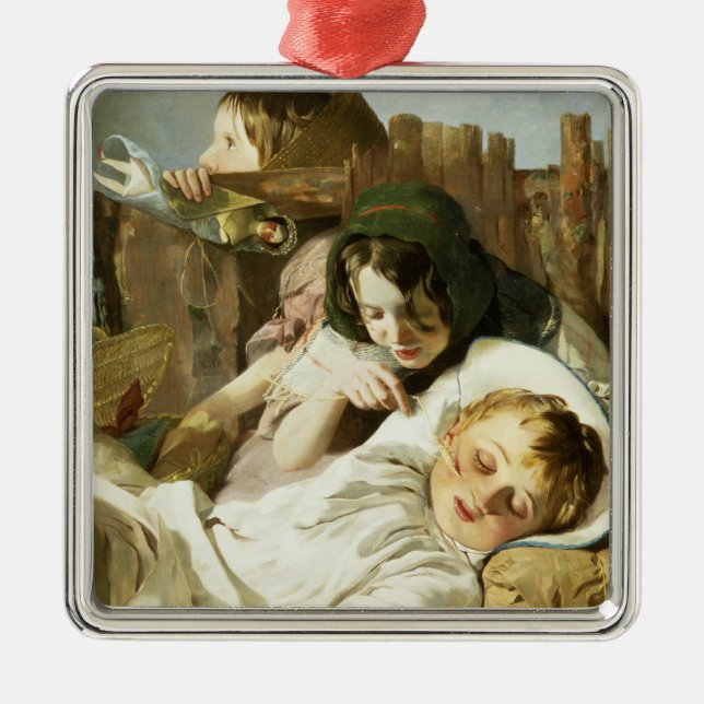 Necken Silbernes Ornament (Vorne)