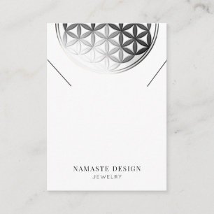 Necklace Display Card ・ Blume von Life/Mandala Visitenkarte
