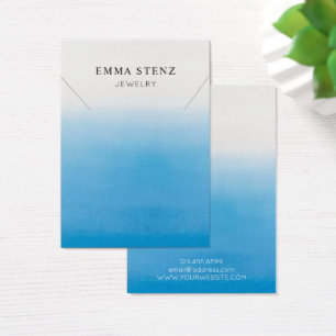 Necklace Display Card ・ Pastel Blue Ombre