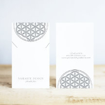 Necklace Display Card ・ Silver Blume des Lebens