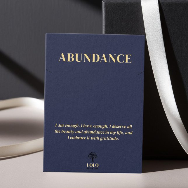 Necklace Navy Blue Juwelier Display Card (Von Creator hochgeladen)
