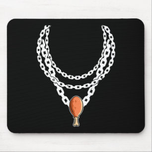 Necklace Turkey Leg Pendant Erntedank Day Fall Mousepad