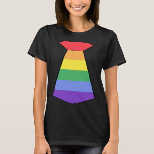 Necktie Anzug Krawatte Tuxedo Gay Pride Flag Farbe T-Shirt
