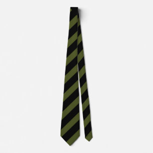 Necktie Buddy Army Green Stars & Stripes Krawatte