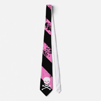 Necktie EMO gebrochen Schädel und Knochen Krawatte