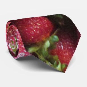 Necktie - Summer Strawberries Krawatte