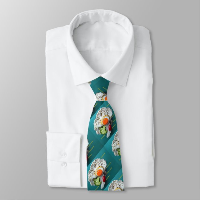 Necktie with brains krawatte (Gebunden)