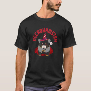 Necrohamster Nekromant Hamster   Pet Zauberer Rode T-Shirt