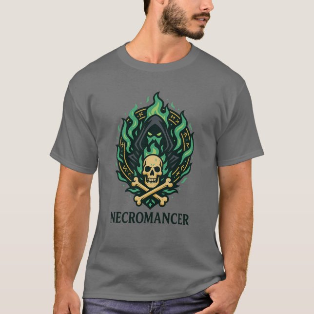 Necromancer — Entre os Vivos e os Mortos T-Shirt (Vorderseite)