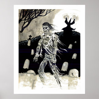 "Necromancer" - Plakat von Tracy Lesch