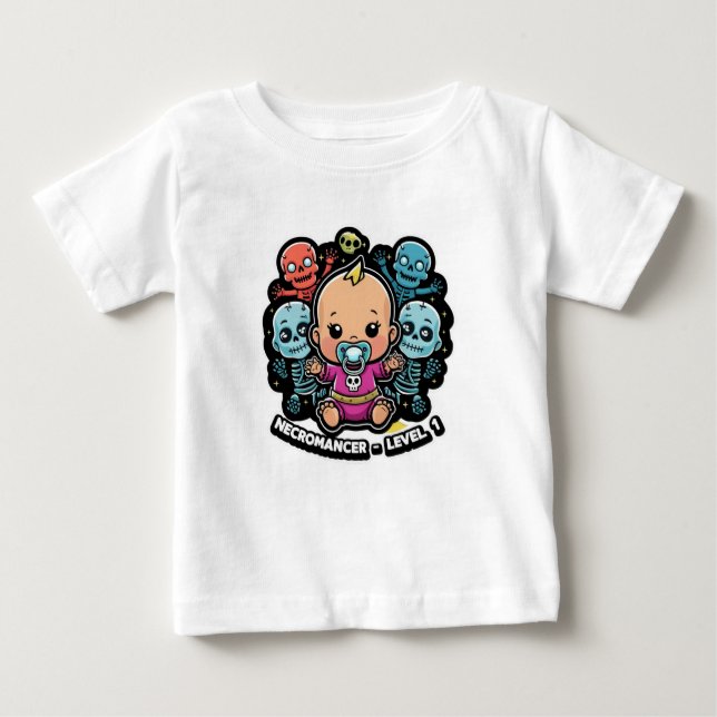Necromancer - Stufe 1 Baby T-shirt (Vorderseite)