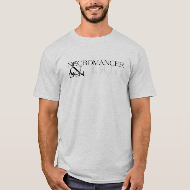 Necromancer u. Lich T-Shirt (Vorderseite)