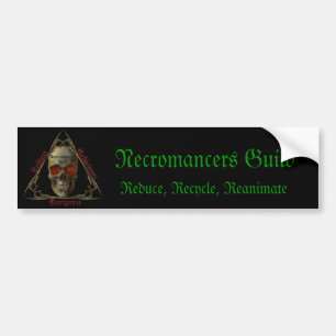 Necromancers-Innung Autoaufkleber