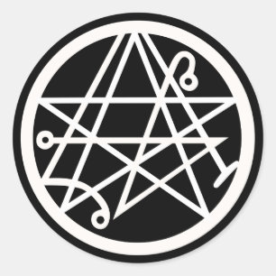 Necronomicon Classic Round-Aufkleber Runder Aufkleber