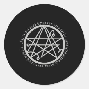 Necronomicon-Sigil des Gateways Runder Aufkleber