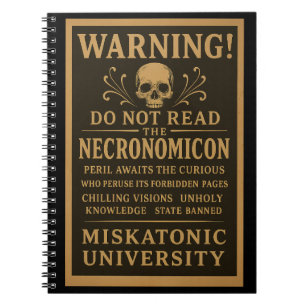 Necronomicon - Vorsorgeverbot durch Miskatonic Notizblock