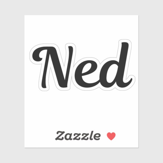 Ned Aufkleber (Blatt)