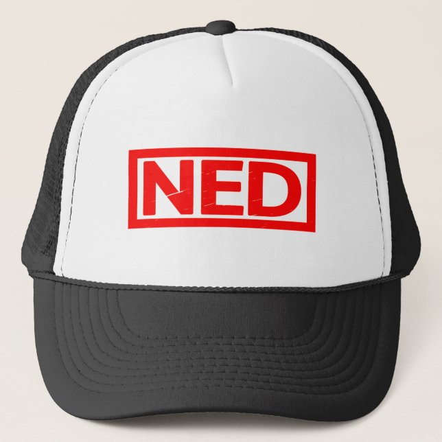 Ned Briefmarke Truckerkappe (Vorderseite)