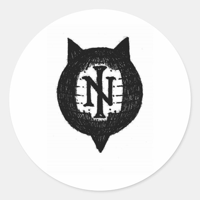 Ned Industries Runder Aufkleber (Vorderseite)