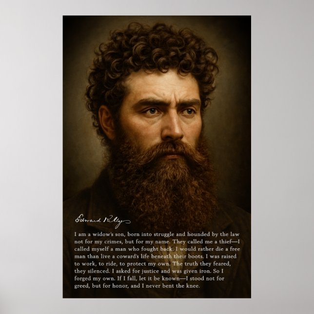 Ned Kelly: Das Testament der Ungesetzlichkeit Poster (Vorne)