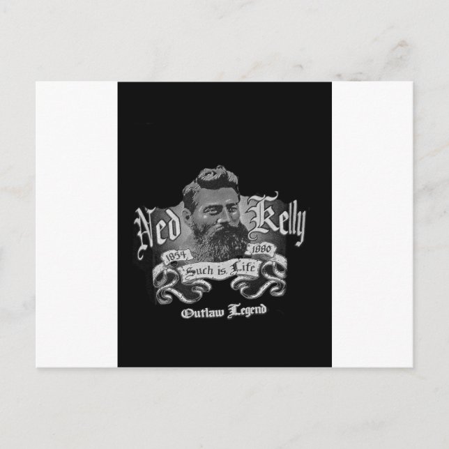 Ned Kelly - Eine australische Legende Postkarte (Vorderseite)