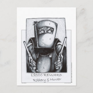 Ned Kelly (Gewollt Poster) Postkarte