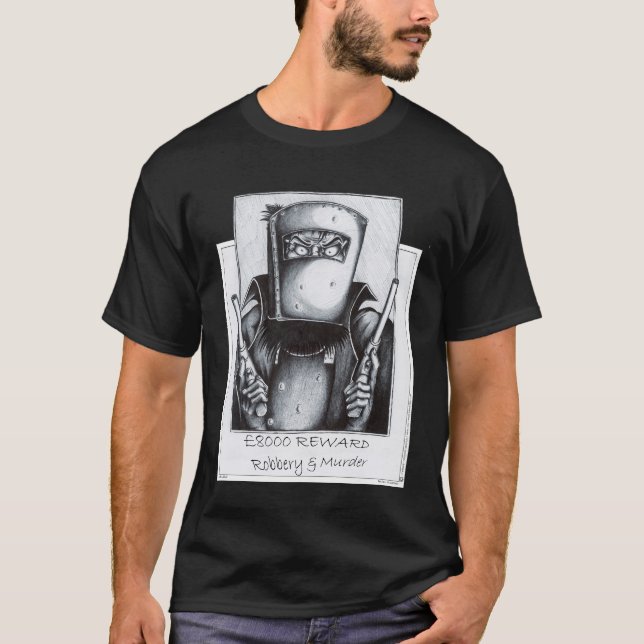 Ned Kelly: Gewollt T-Shirt (Vorderseite)