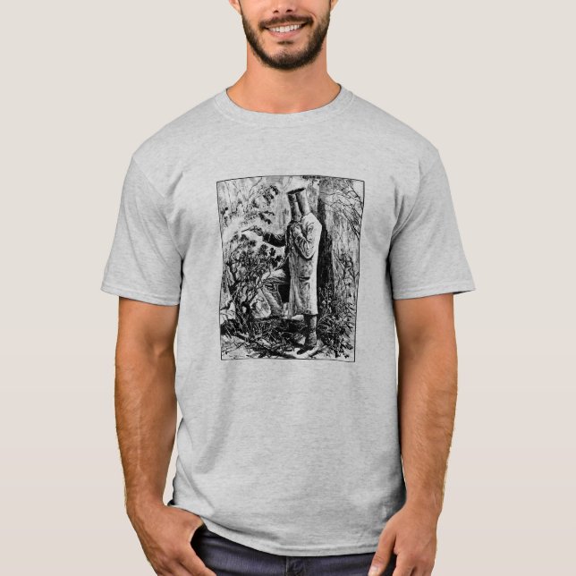 Ned Kelly hält sich an Glenrowan T-Shirt (Vorderseite)