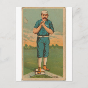 Ned Williamson, Chicago White Stockings Postkarte