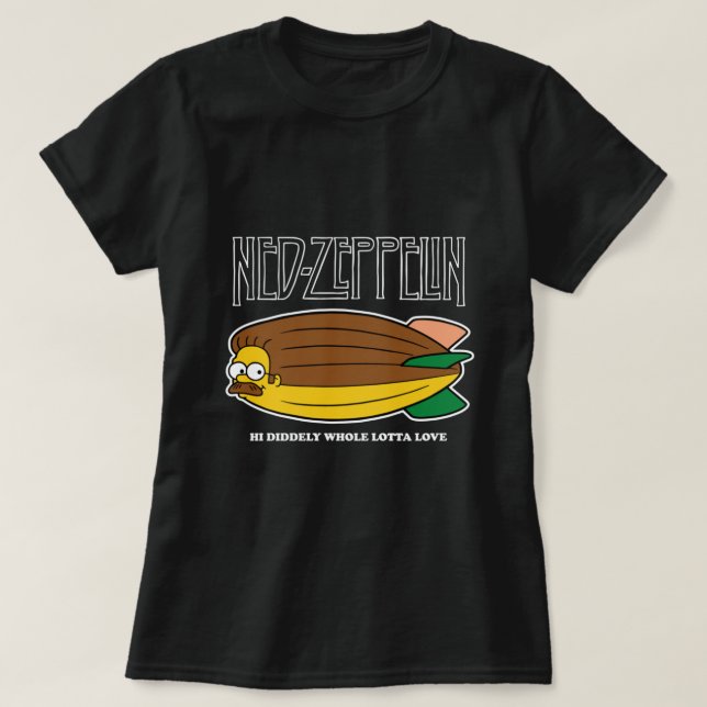 Ned Zeppelin Led Flanders Active T - Shirt (Design vorne)