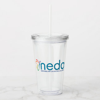 NEDA Logo Acrylic Tumbler Acryltrinkbecher