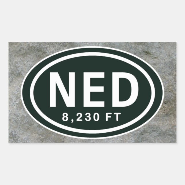 Nederland CO 8.230 FT Erhöhung NED Stickers (Vorderseite)