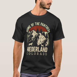 Nederland Colorado Mountain Vintag Sunset T-Shirt