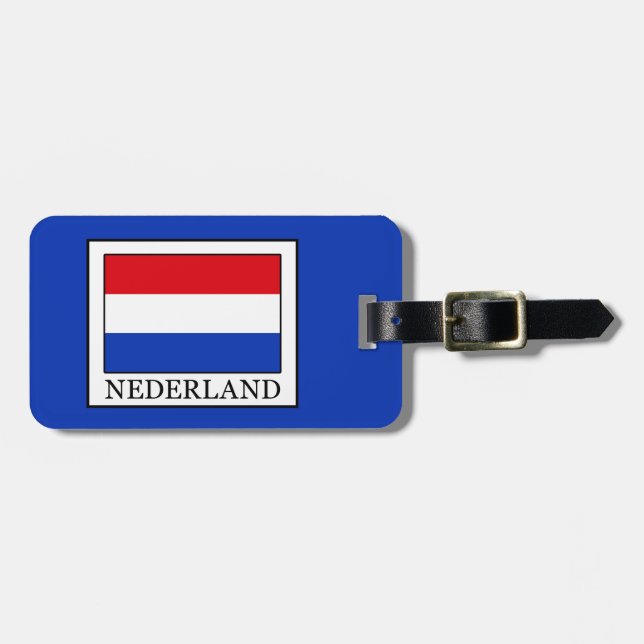 Nederland Gepäckanhänger (Vorderseite horizontal)