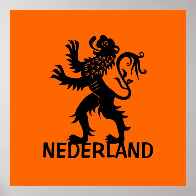 Nederland Lion Poster (Vorne)