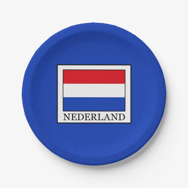 Nederland Pappteller (Vorderseite)
